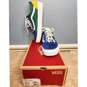 VANS OLD SKOOL YACHT CLUB SUEDE SNEAKERS -M6.5/ W8